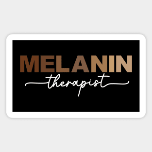 Melanin Therapist LCSW Licensed Clinical Social Worker Magnet